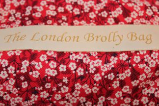 Liberty red blossom print brolly bag